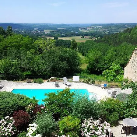 Maison En Pierres Avec Vue Sur La Dordogne *